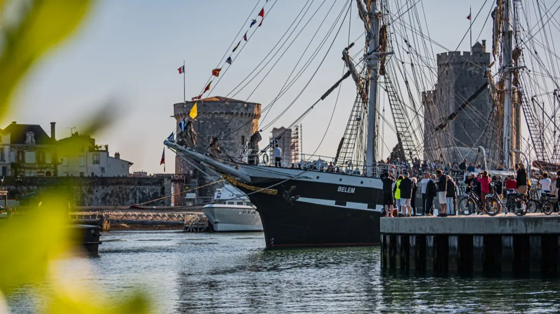 Le Belem à La Rochelle. Image d'archives.