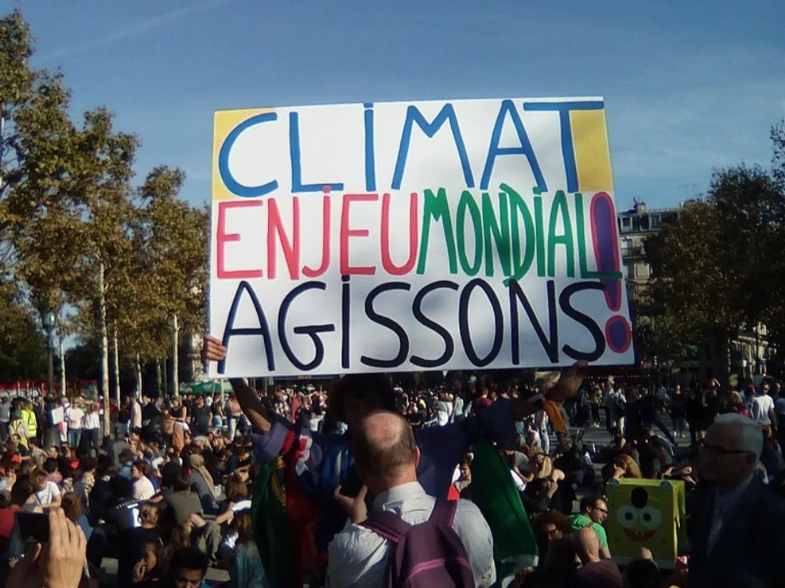 La marche pour le climat du 8 septembre 2018 à Paris.