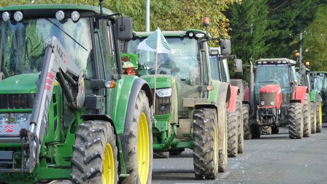 Une manifestation d'agriculteurs.