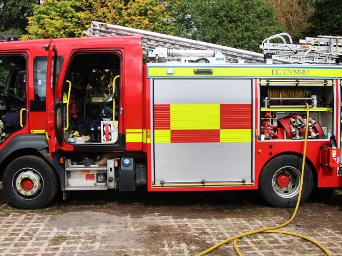 Un camion de pompiers / Image d'illustration