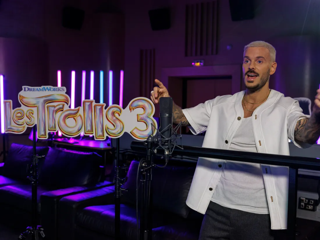 Matt Pokora double Branche en français dans "Les Trolls 3".