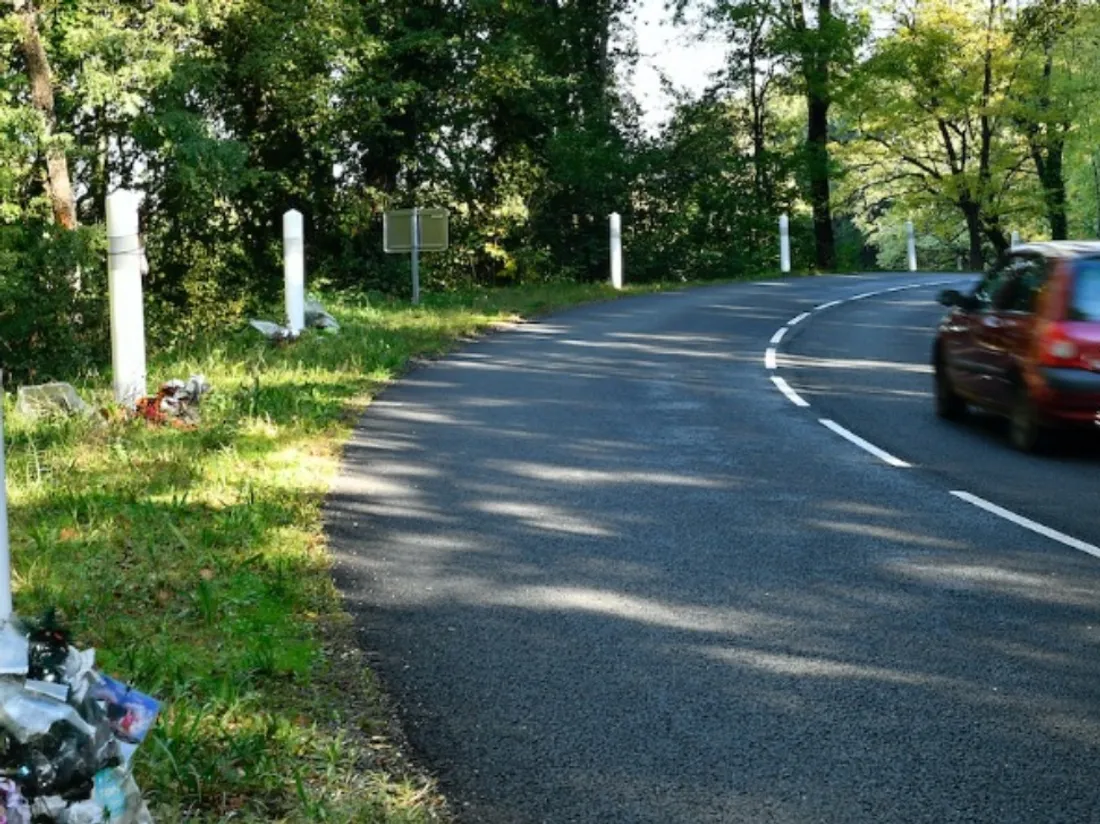 C'est sur la RD 17, à Puisseguin, qu'a eu lieu le terrible accident, il y a 8 ans