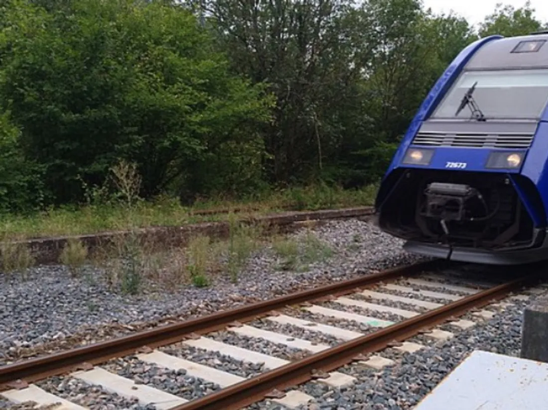 Un train express régional - image d'illustration