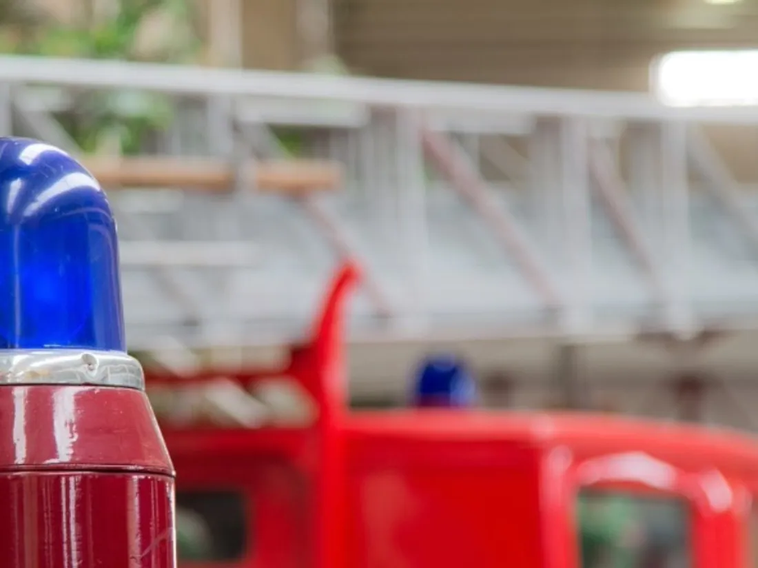 Un gyrophare des pompiers