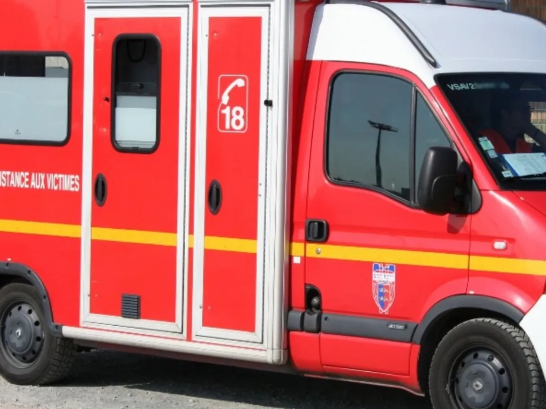 Un camion de pompiers 