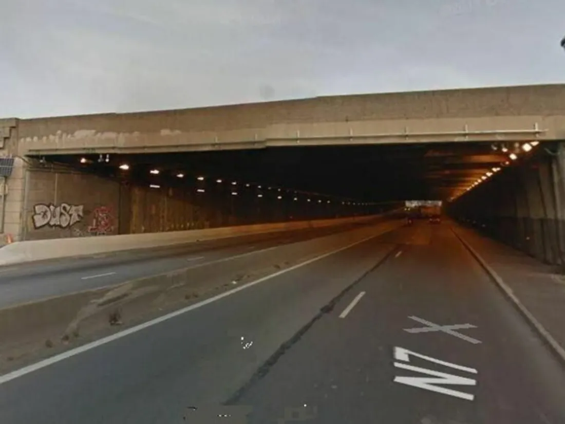 Fermeture du tunnel d'Orly