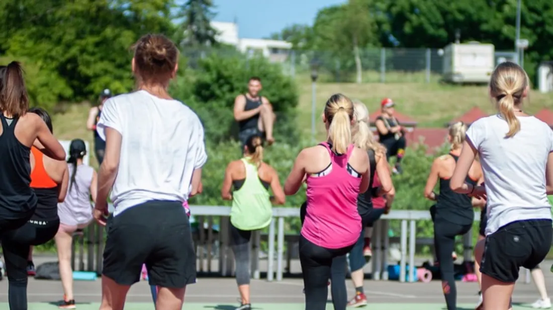 Séance de sport en plein air