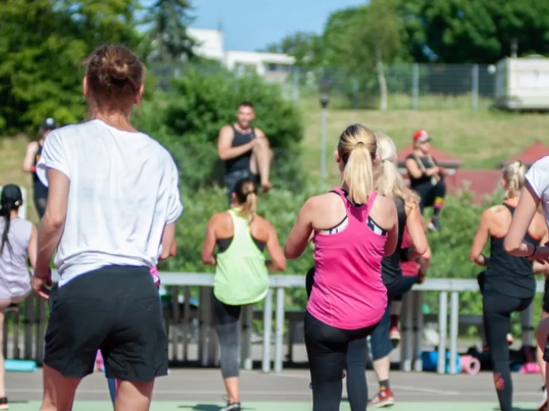 Séance de sport en plein air