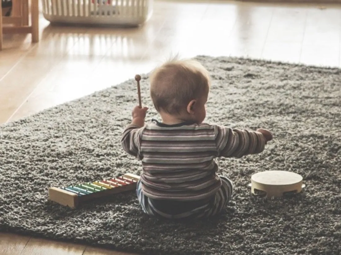 Image d'illustration, un enfant dans une crèche