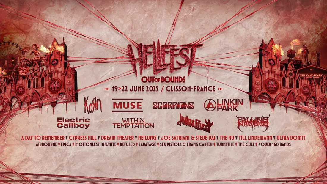 L’affiche du Hellfest 2025 enfin dévoilée ! OUI FM