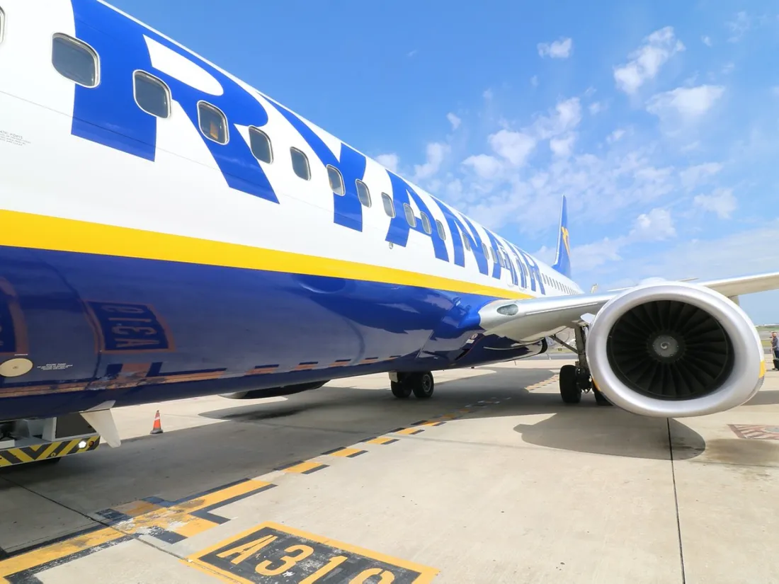 Un avion de la flotte Ryanair