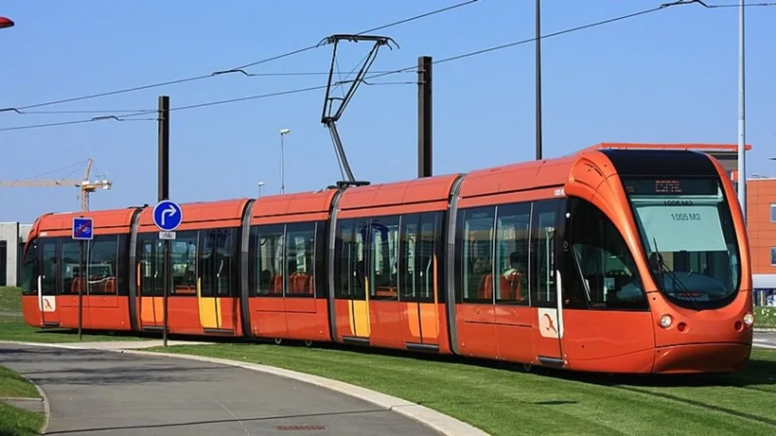 Un tramway appartenant à la Setram.