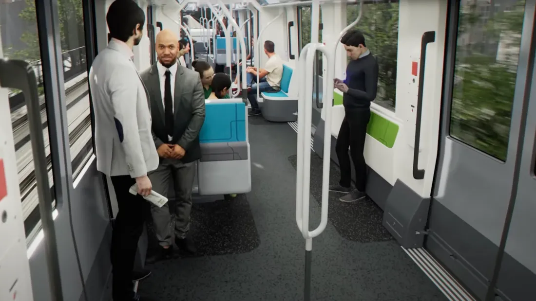 Des métros de plein pied : les futures rames entre Orly et Versailles se dévoilent (vidéo)