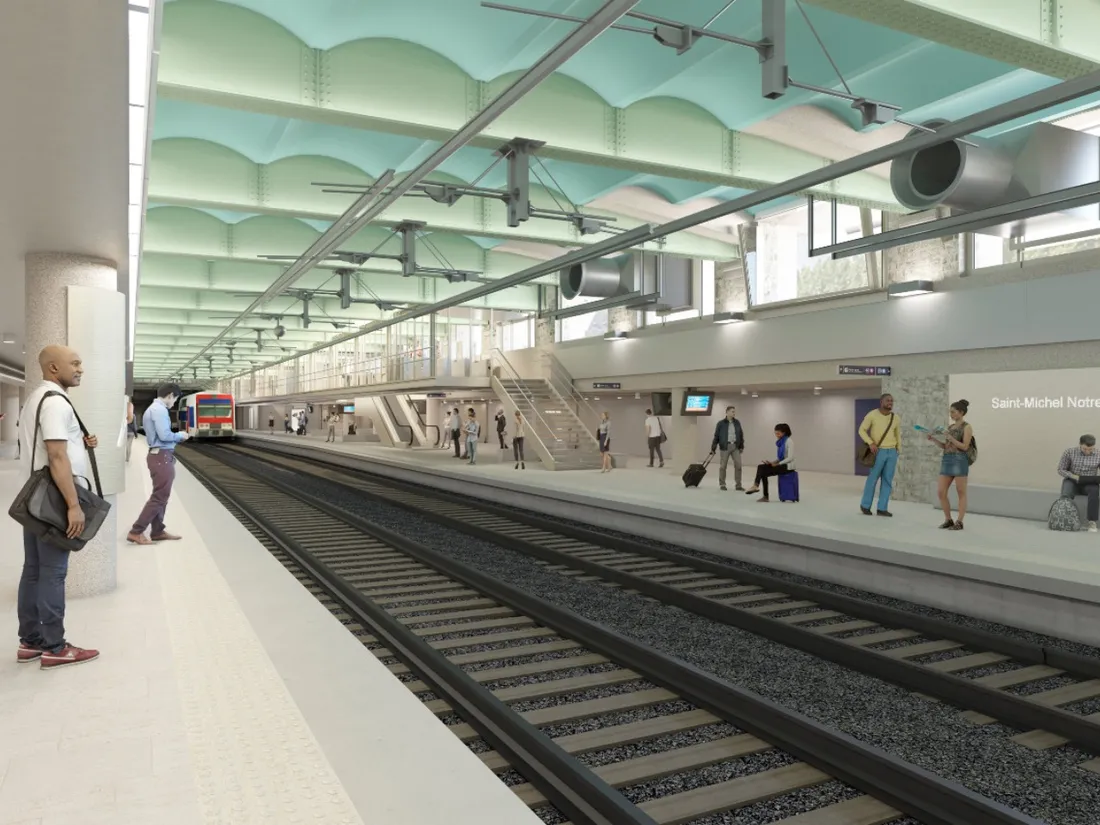 La station Saint-Michel ne sera plus desservie par le RER C jusqu’au 19 décembre