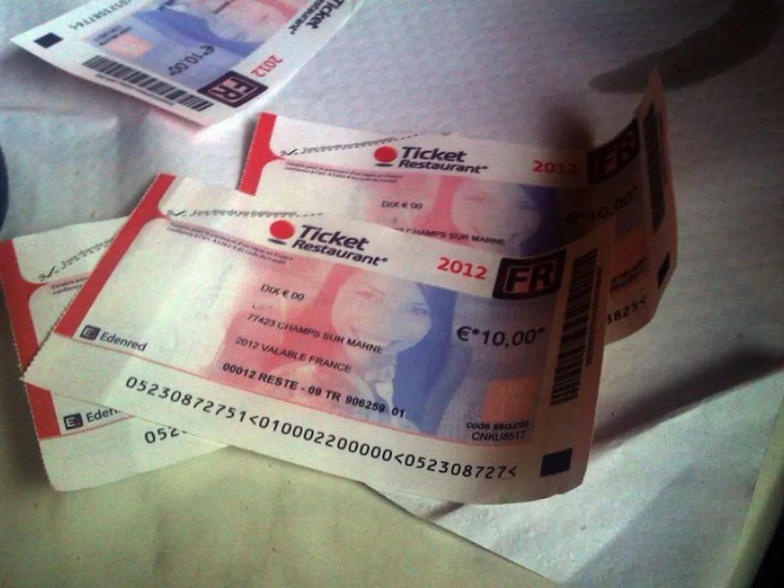 Des tickets restaurant