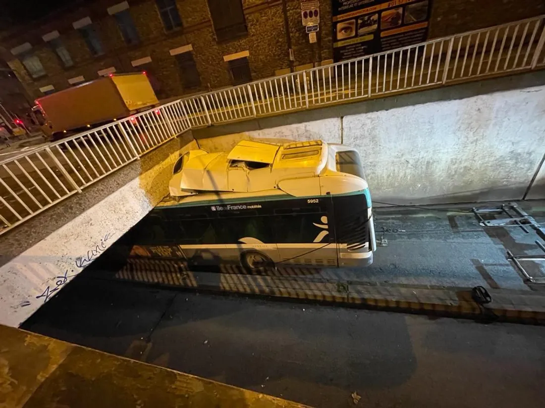 Le voleur de bus RATP s’encastre dans un tunnel