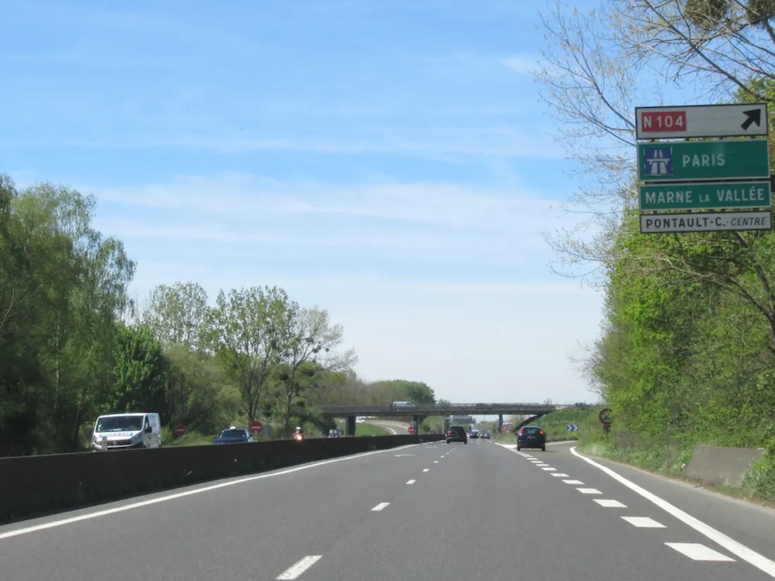 La vitesse sur la Francilienne abaissée en Seine-et-Marne