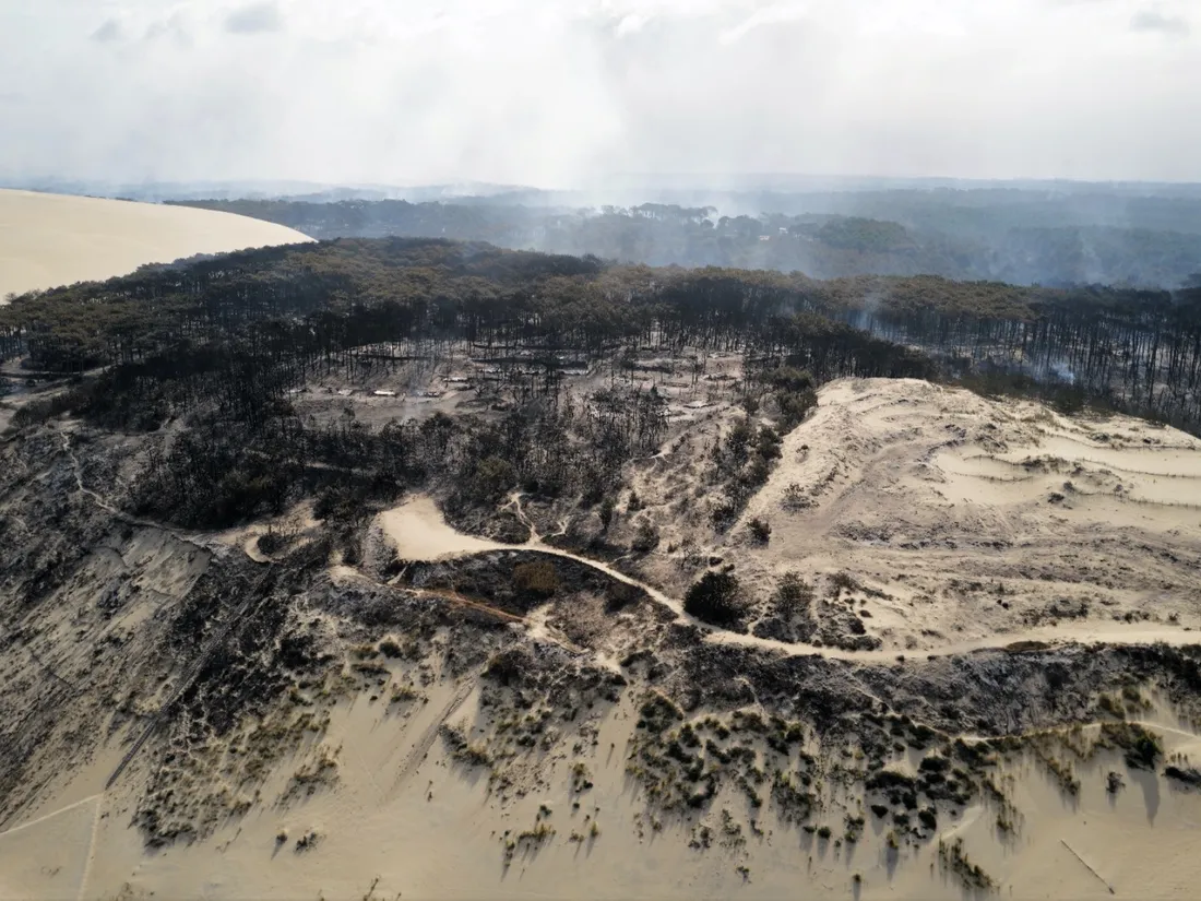 L'incendie de La Teste a fait des dégâts