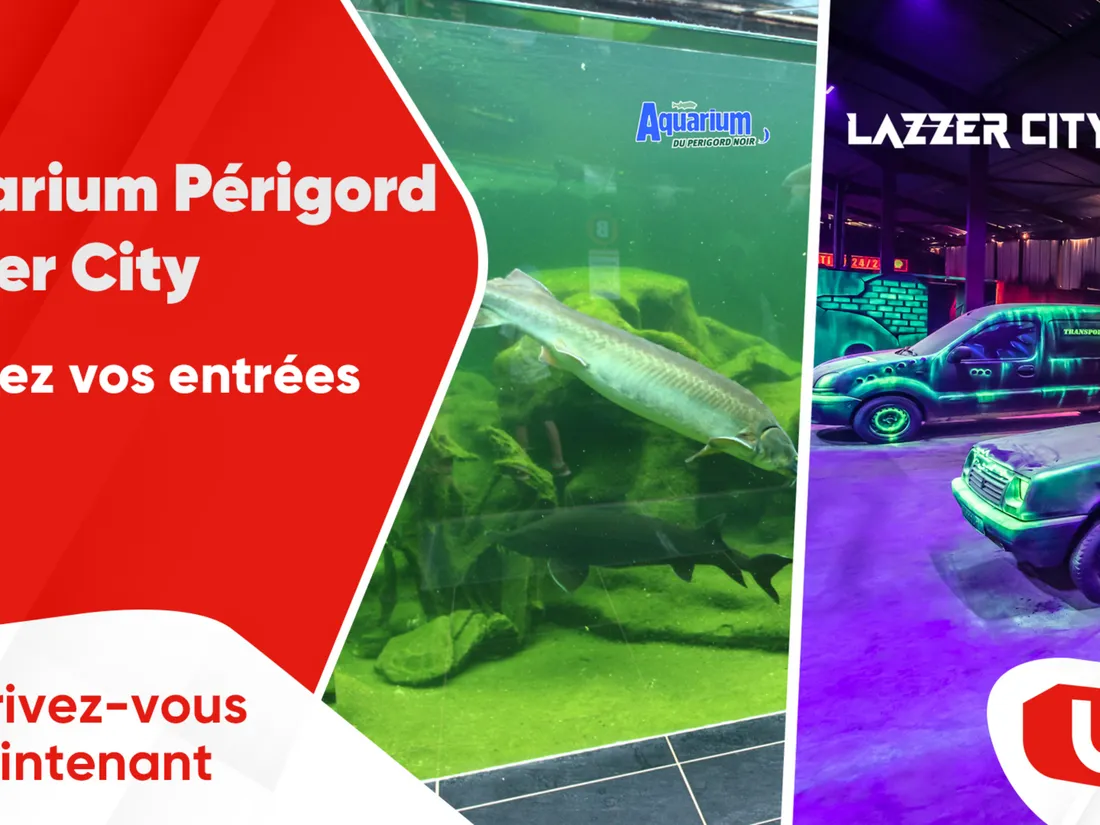 Aquarium Périgord Noir / Lazzer City : gagnez vos entrées