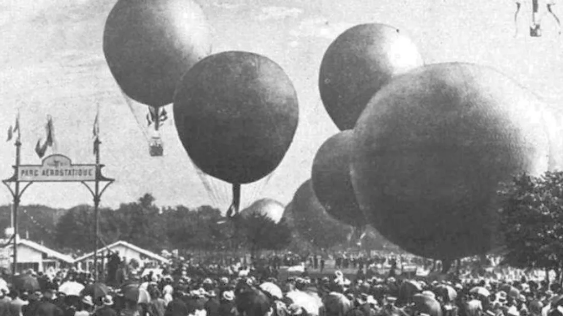 Course de ballons aux JO de Paris 1900