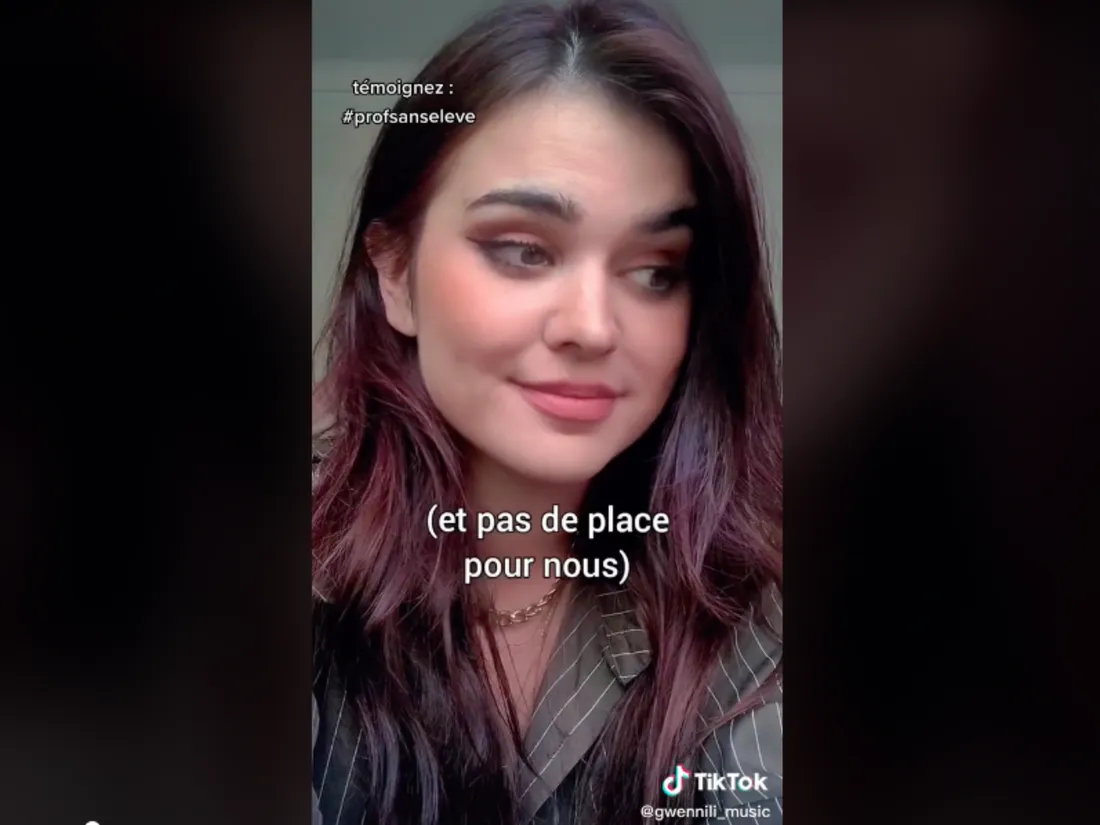 Gwennili dénonce sur Tik Tok le cas de ces professeurs diplômés sans affectation de classe.