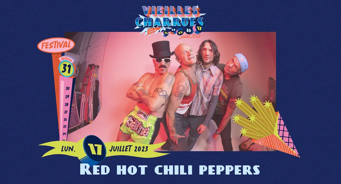 Les Red Hot Chjili Peppers annoncés aux Vieilles Charrues en 2023