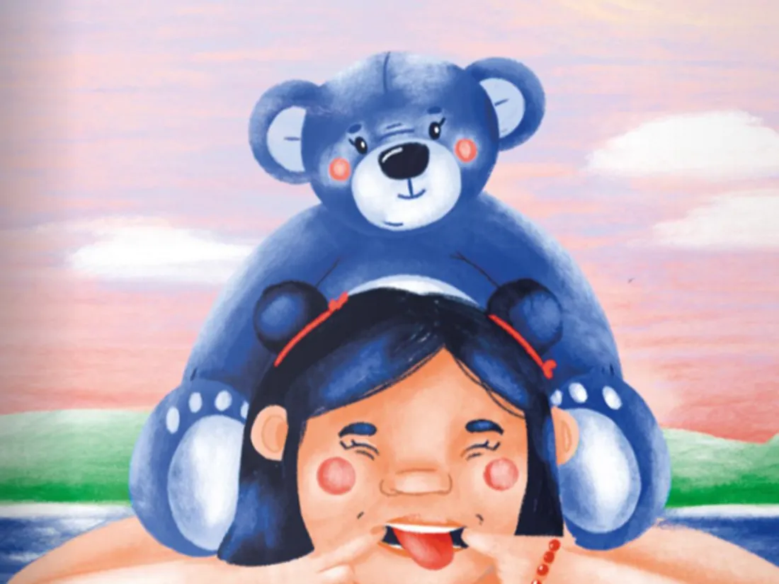 livre l'enfant bleu