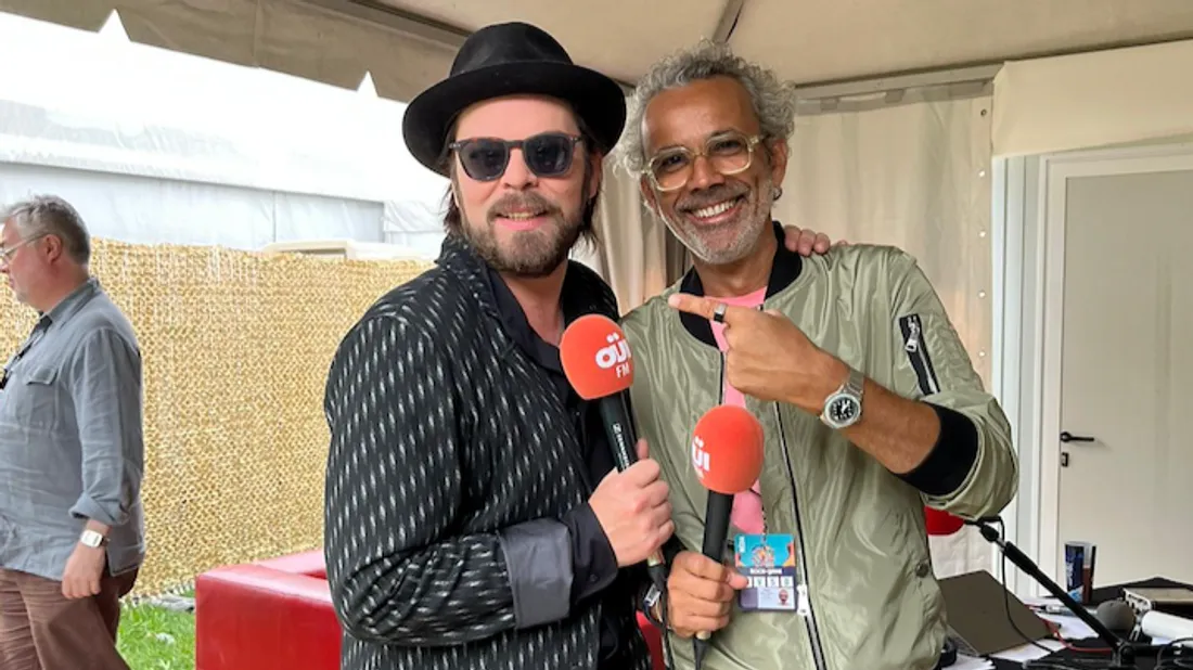 Gaz Coombes et Josquin à Rock en Seine 2023.