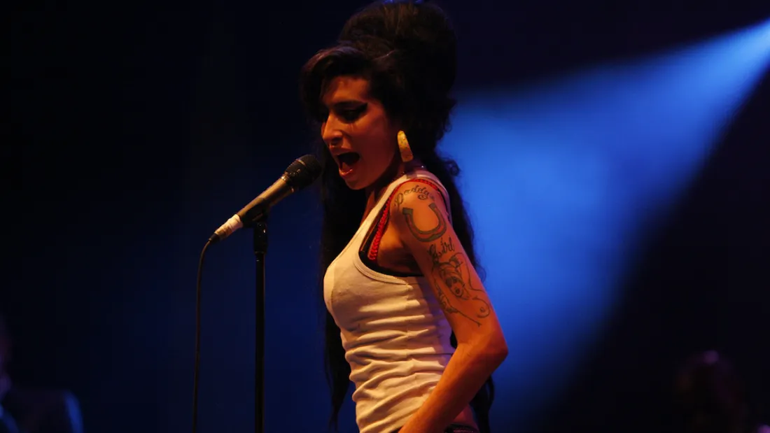 Amy Winehouse aux Eurockéennes en 2007.