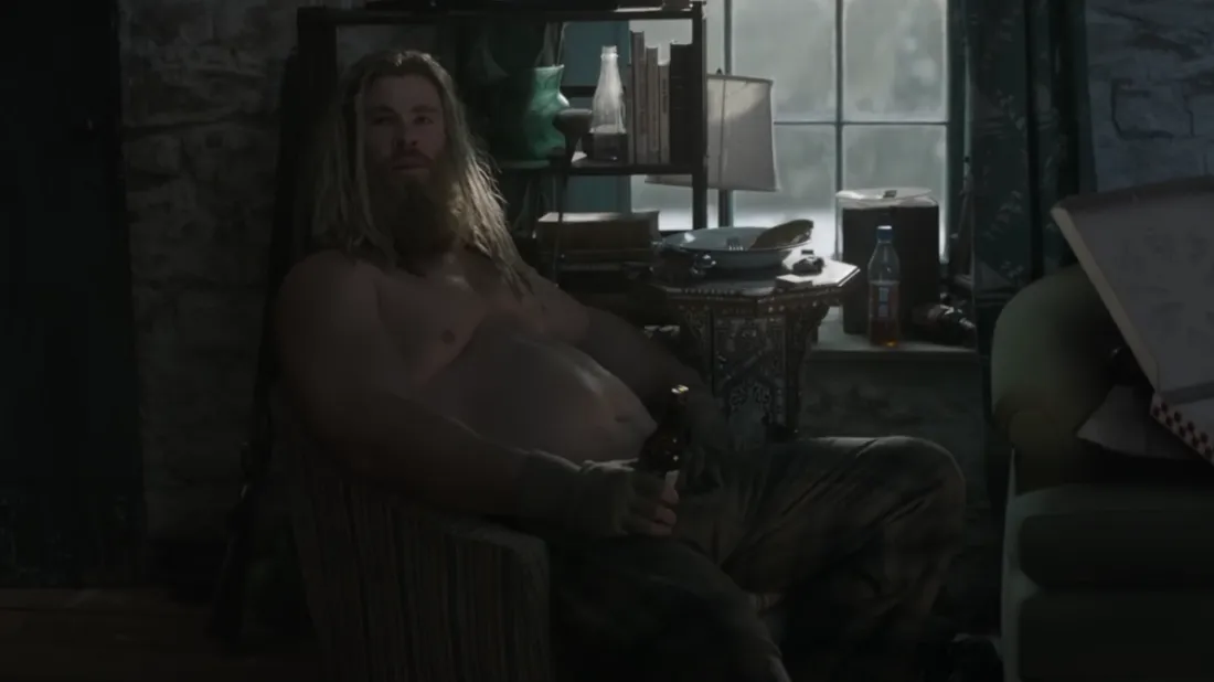 Dans Avengers : Endgame, Chris Hemsworth porte un "fat suit".