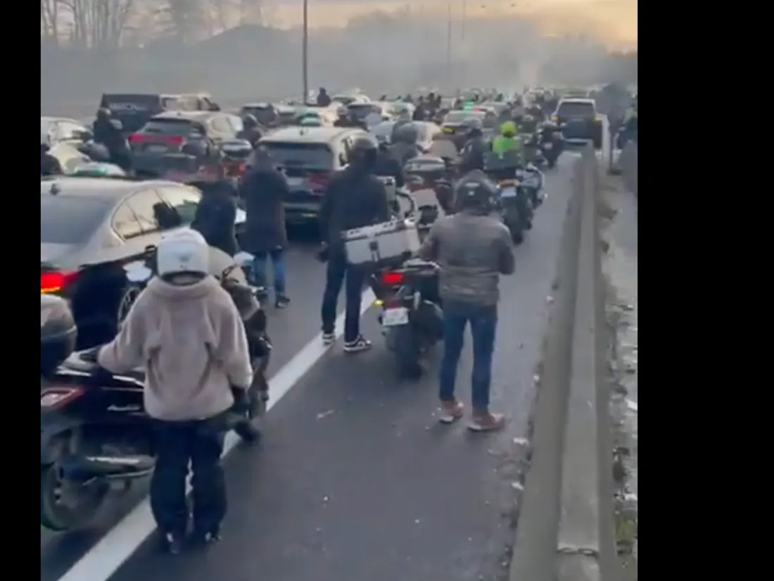 embouteillage taxi