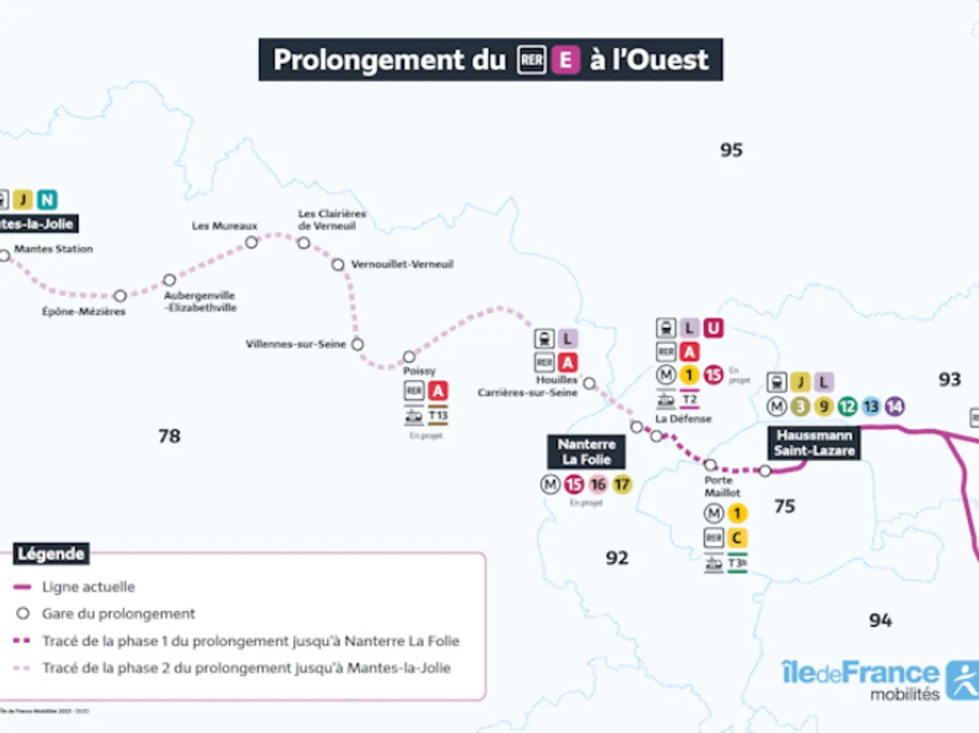 Prolongement de RER E : Mise en service ce lundi pour les 3 nouvelles gares du réseau
