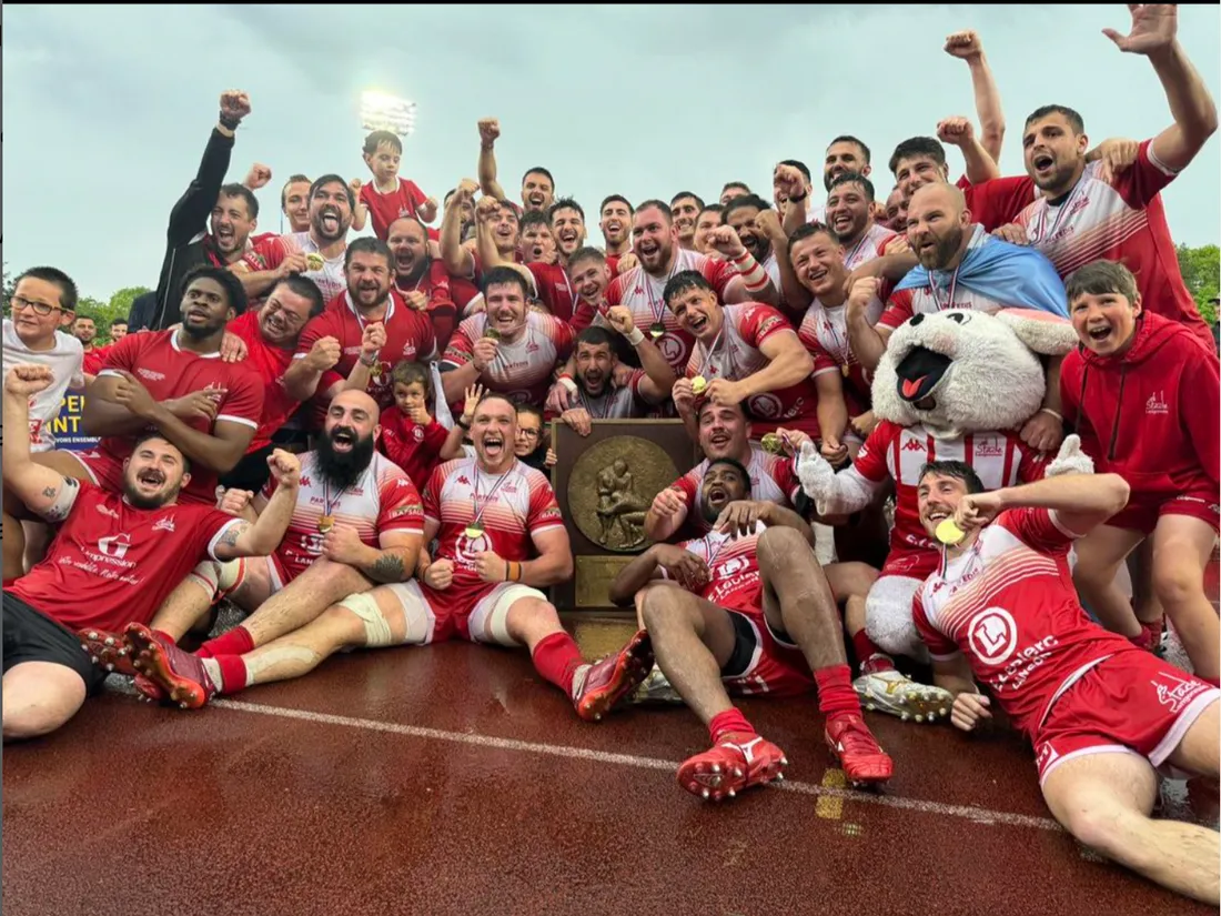 La joie des Langonnais sacrés champion de France