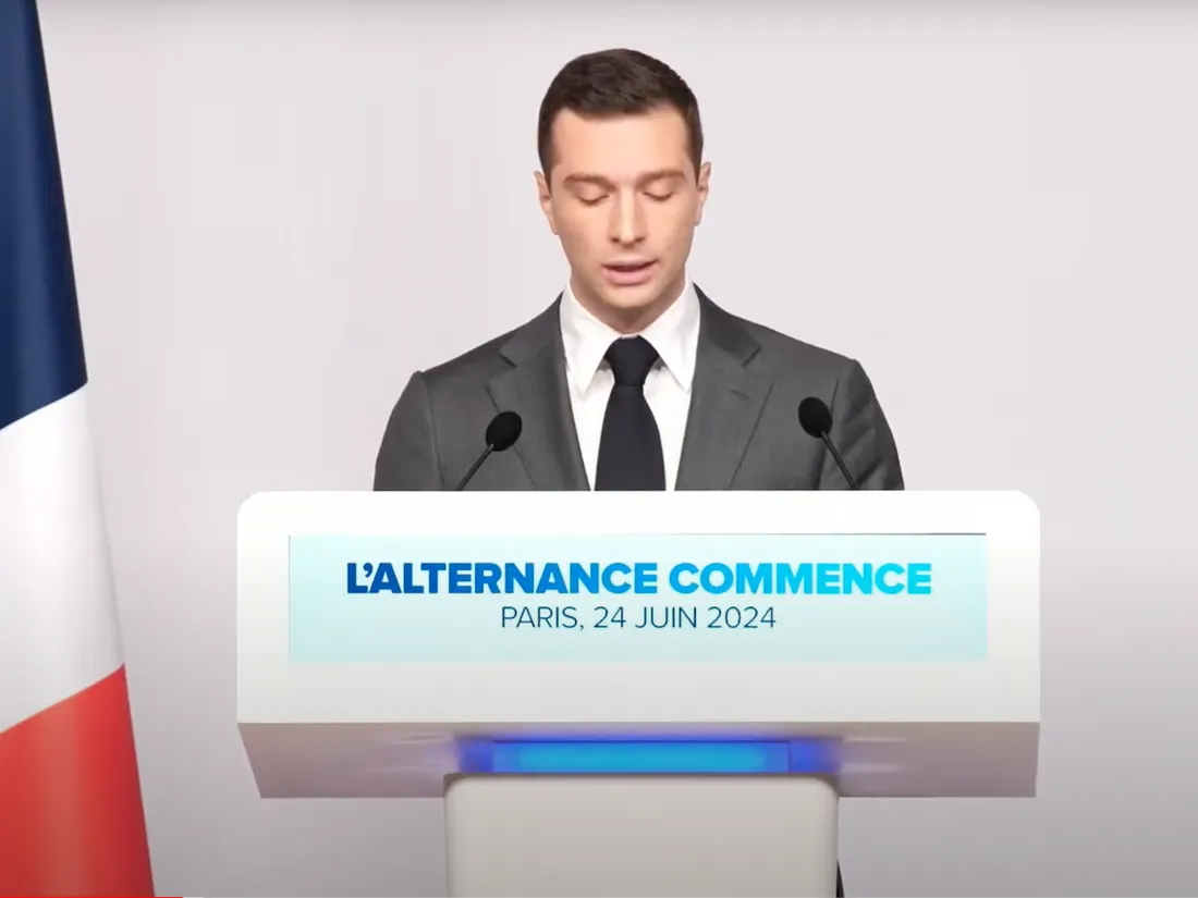 Jordan Bardella a présenté les grandes lignes du programme du RN pour les élections législatives