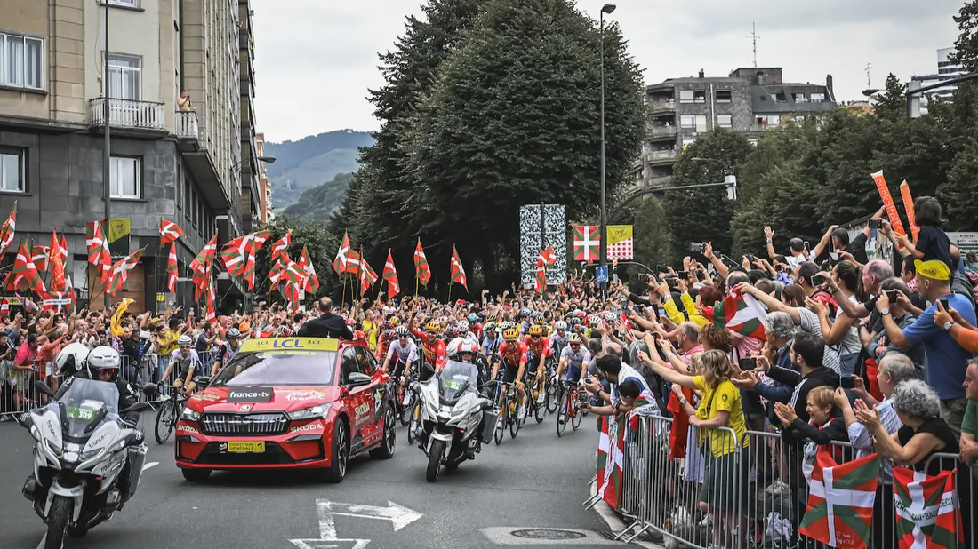 Le Tour de France 2023 s'était élancé depuis Bilbao, au Pays basque.
