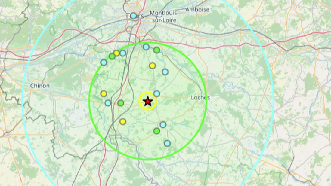 La terre a tremblé en Touraine.