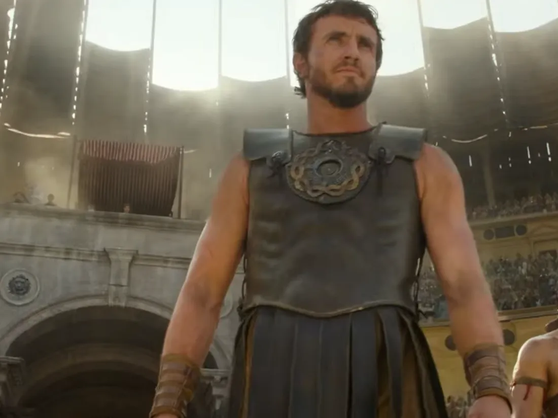Lucius (Paul Mescal), personnage principal de Gladiator II.