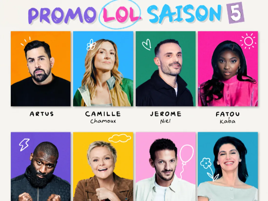 On connait le casting de la saison 5 de "Lol : qui rit, sort !"