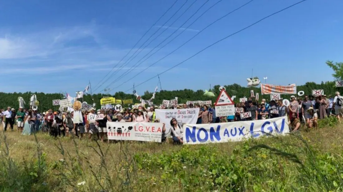Le collectif LGV non merci sera présent aux côtés des Soulèvements de la Terre