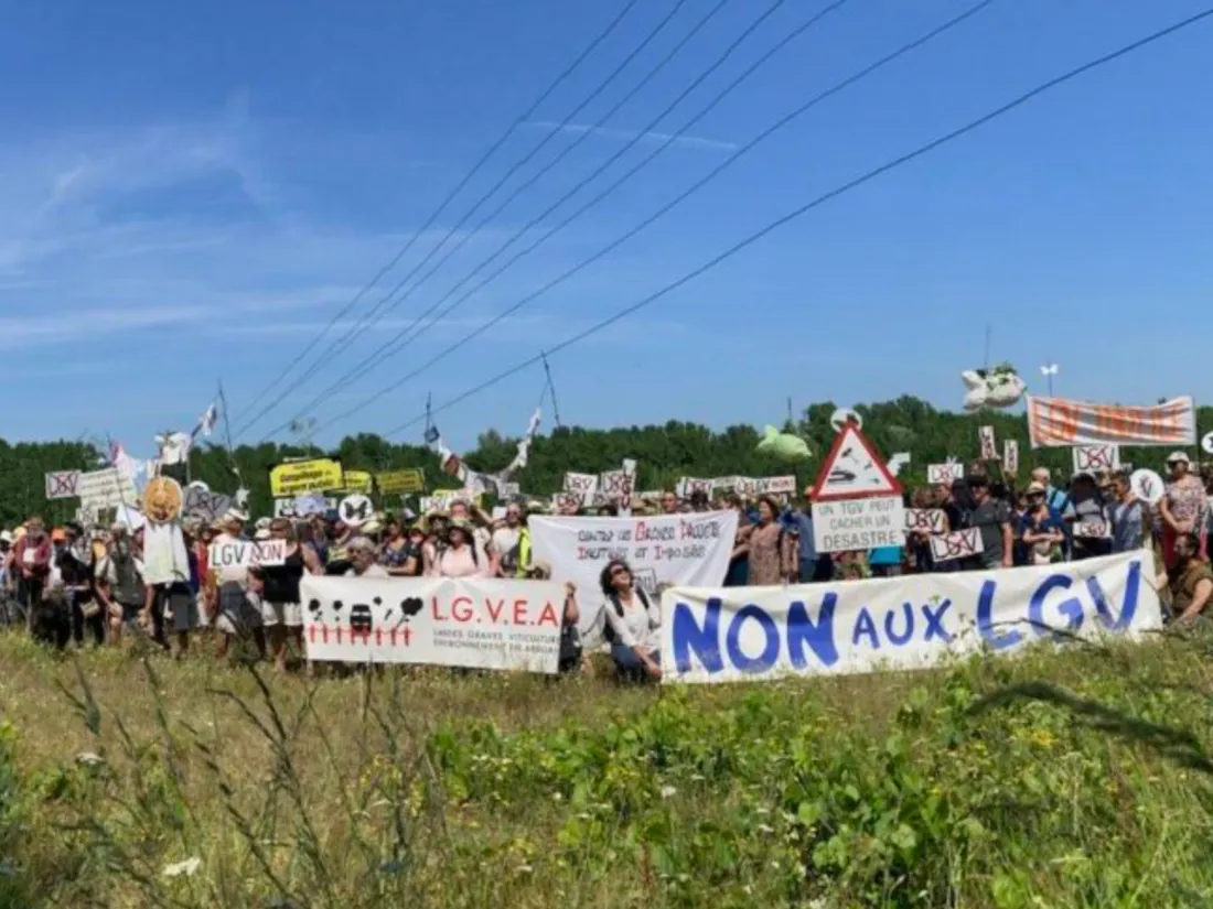 Le collectif LGV non merci sera présent aux côtés des Soulèvements de la Terre