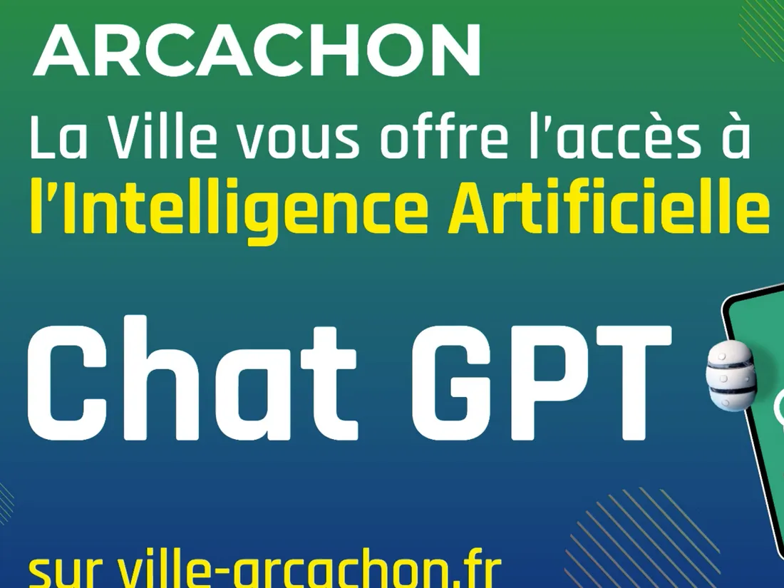 Arcachon propose ChatGPT gratuit à ses habitants