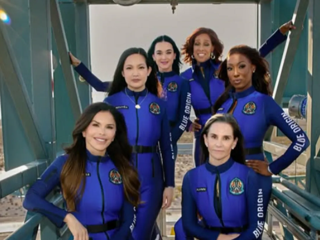 Katy Perry et les autres passagères du vol Blue Origin