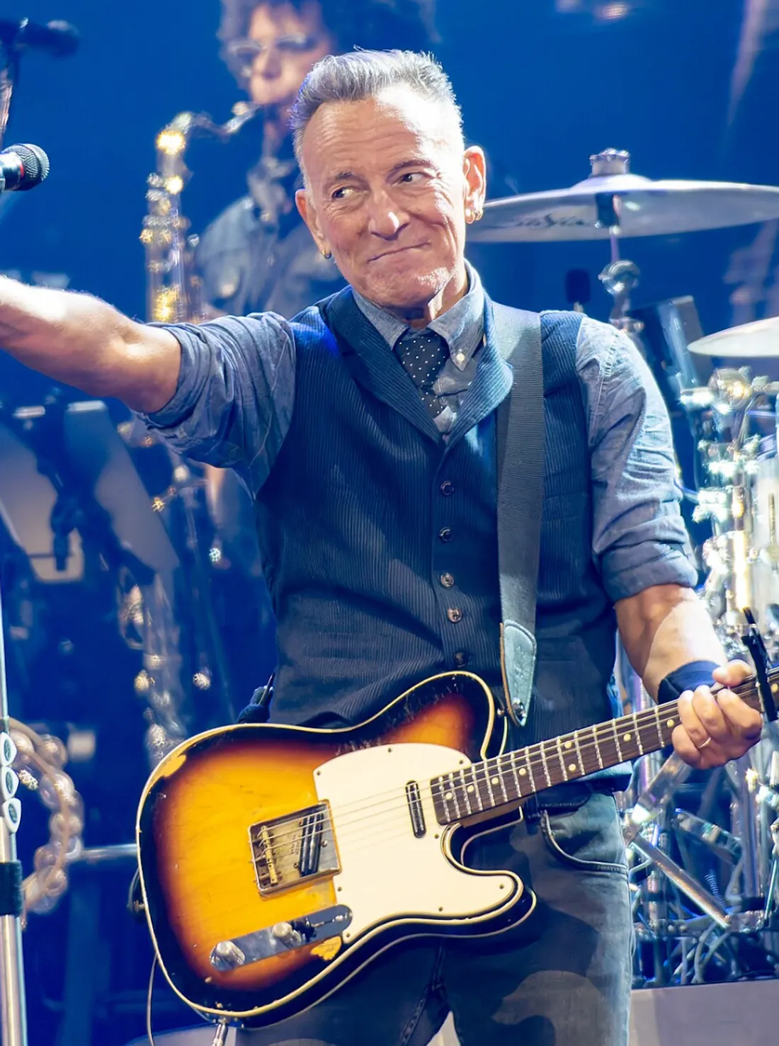 Bruce Springsteen en concert en 2024.