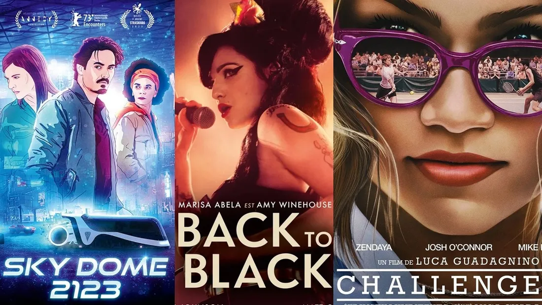 Au cinéma à partir du 24 avril : "Sky Dome 2123", "Back To Black", "Challengers"