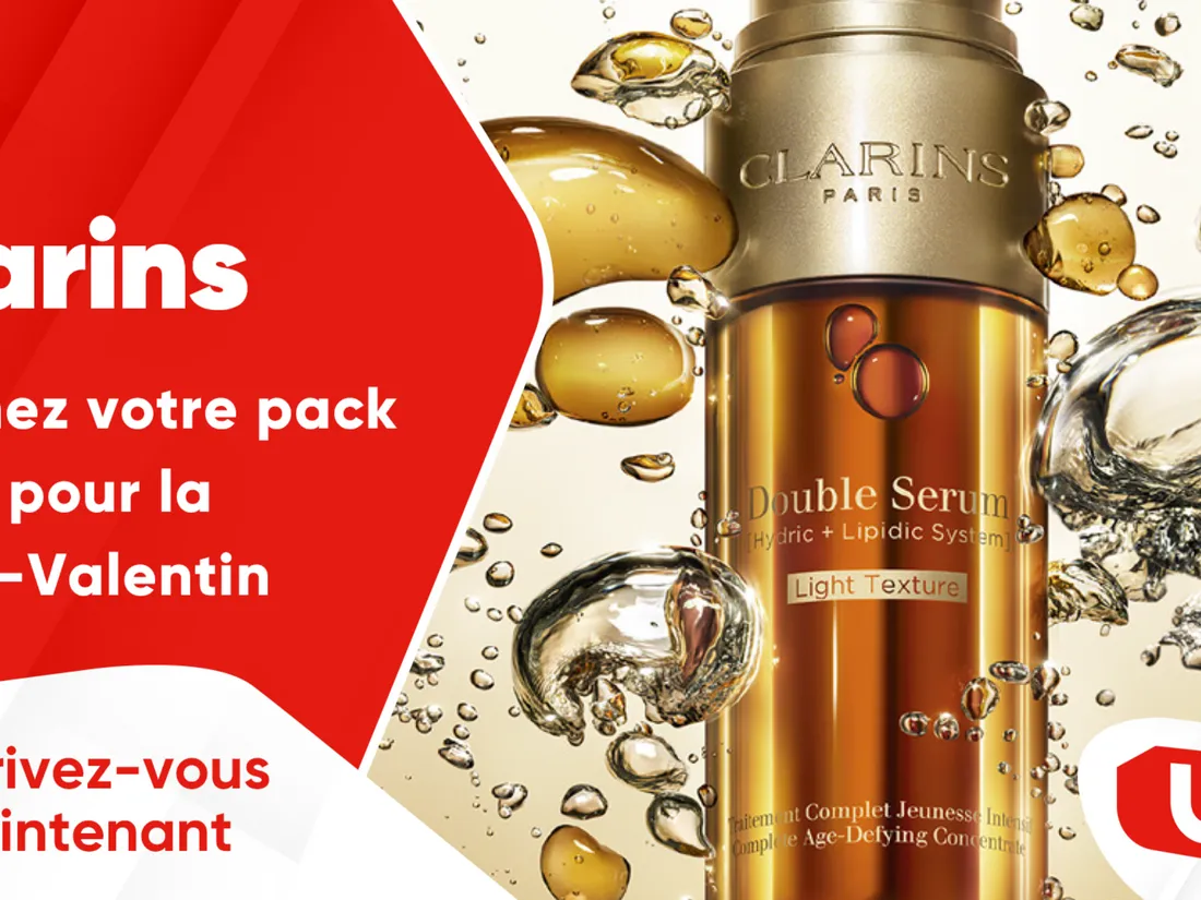 Clarins : gagnez votre pack soins pour la Saint-Valentin