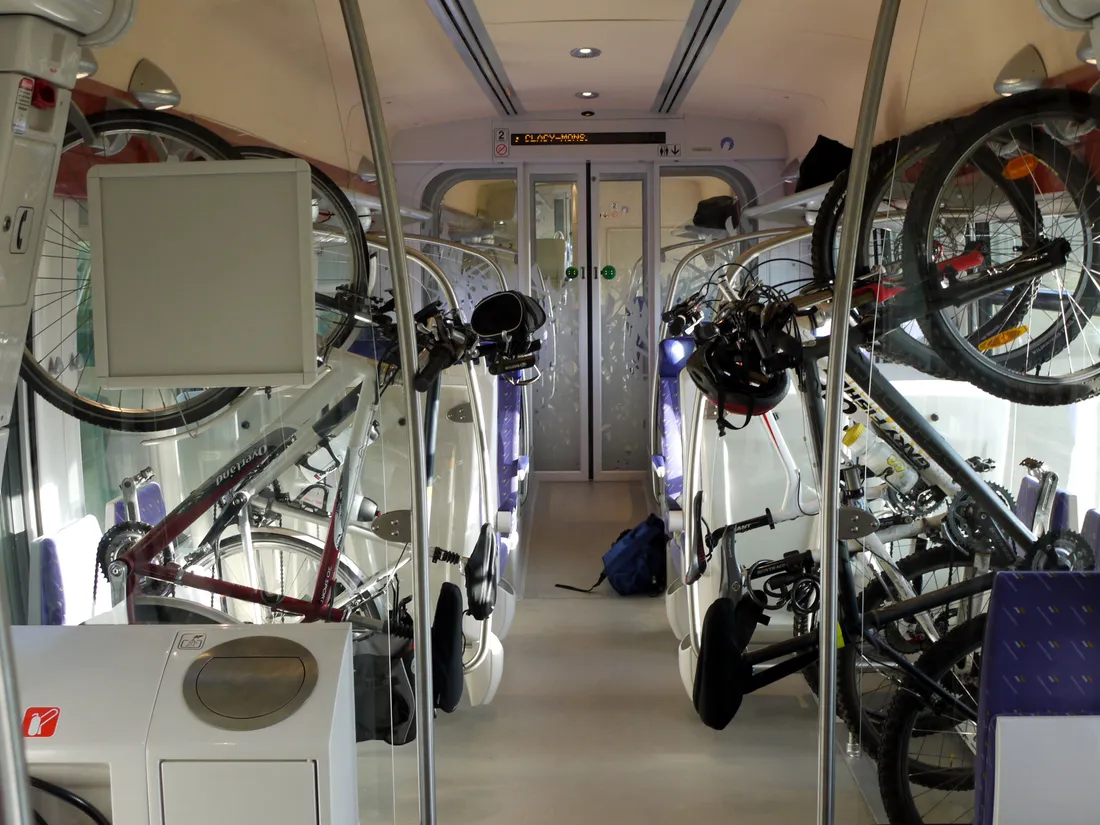 La cohabitation vélo-train est de plus en plus en vogue