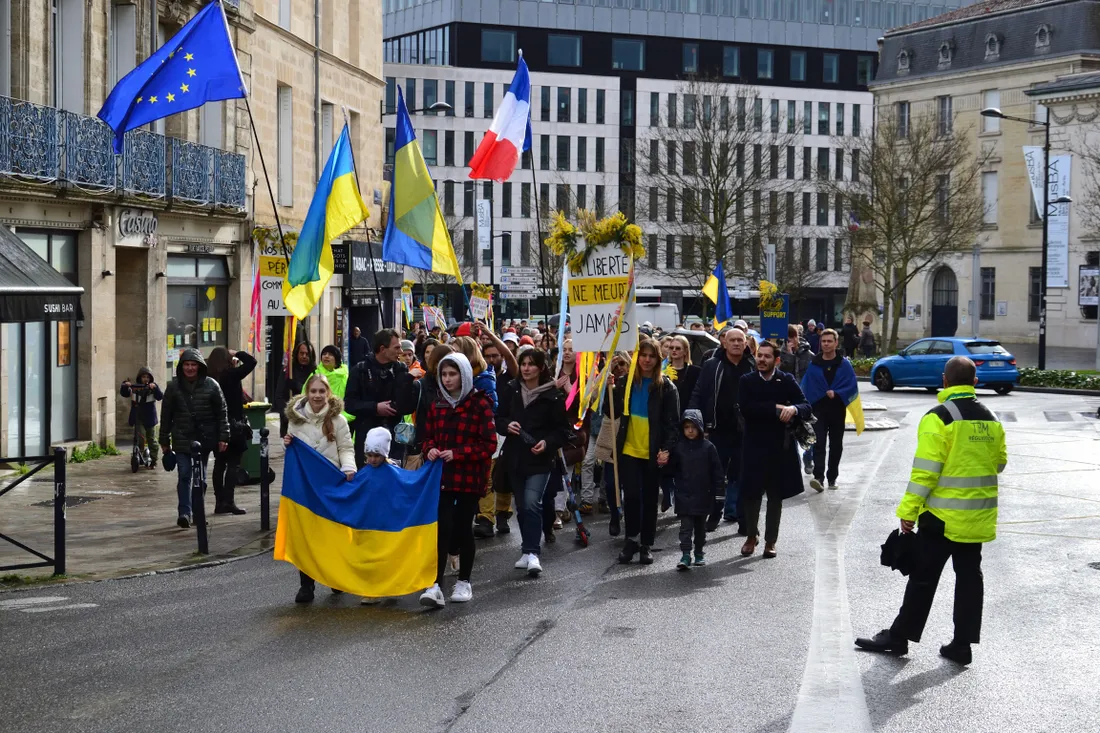 L'association Ukraine Amitié organise un rassemblement à Bordeaux ce samedi 22 février 2025