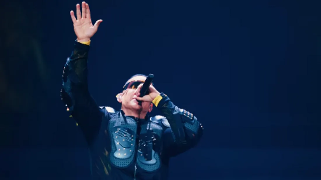 Daddy Yankee, lors de son ultime concert donné au Puerto Rico Coliseum, en décembre 2023.