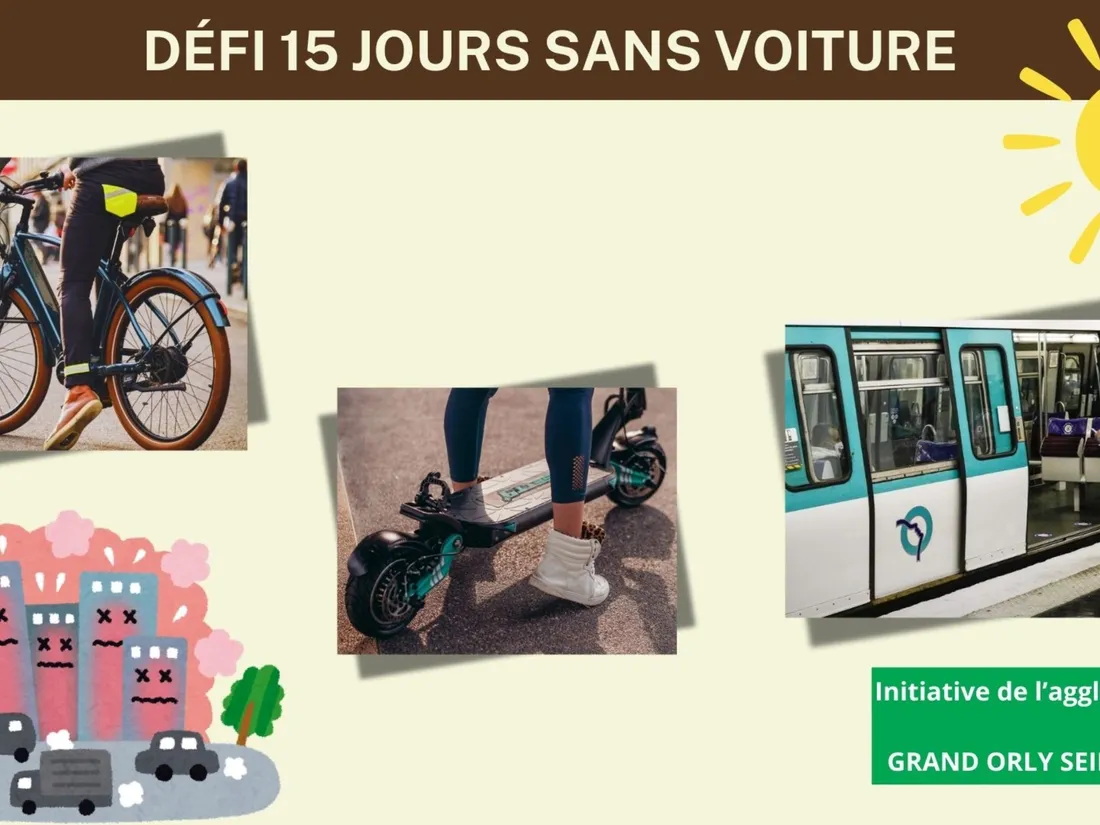 Défi 15 jours sans voiture dans le Val-de-Marne et l’Essonne