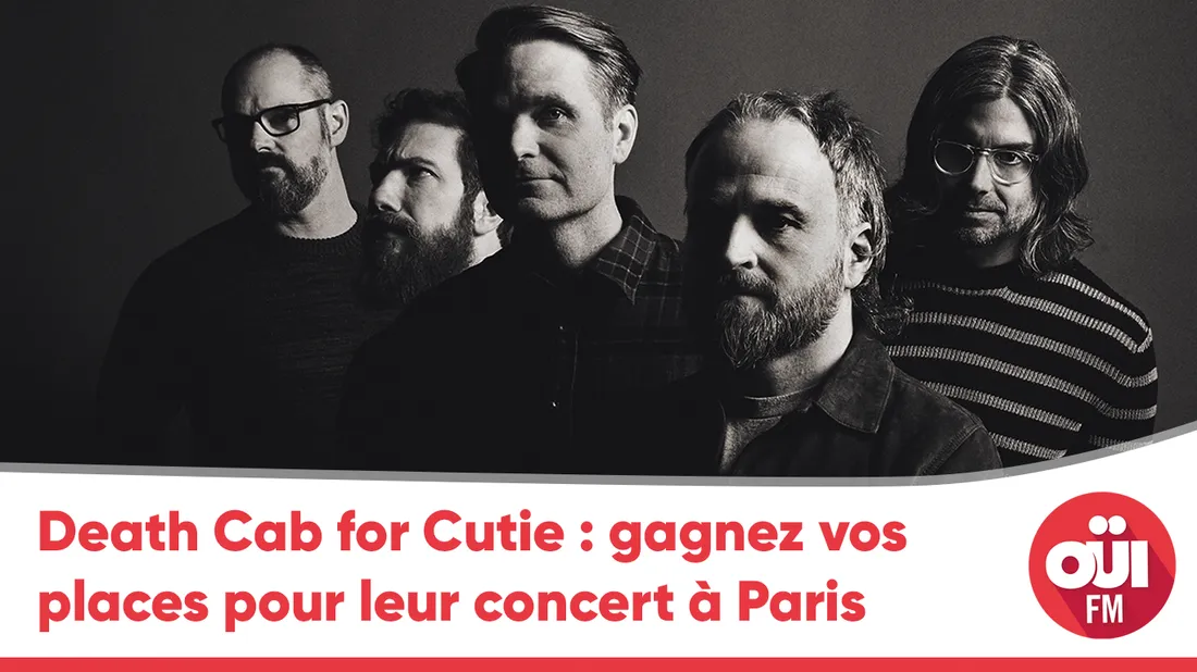 Death Cab for Cutie : gagnez vos places pour leur concert à Paris